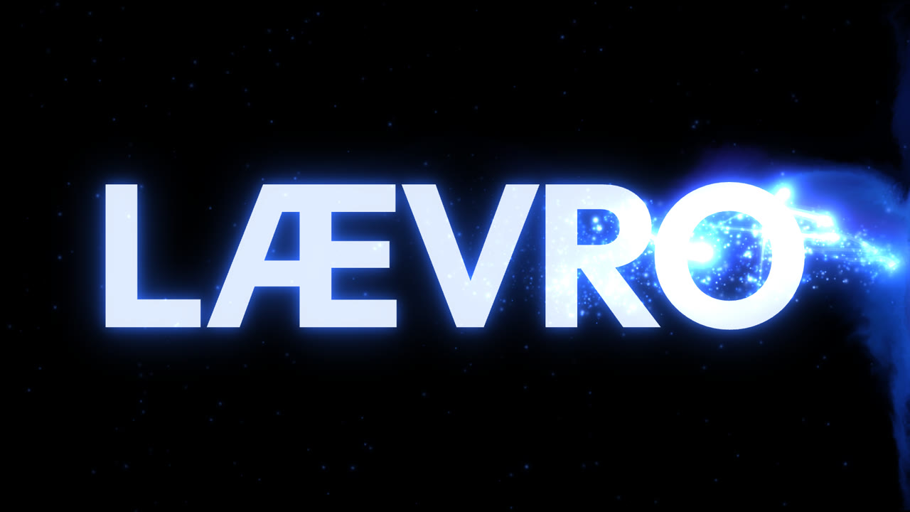 LÆVRO in glowing letters